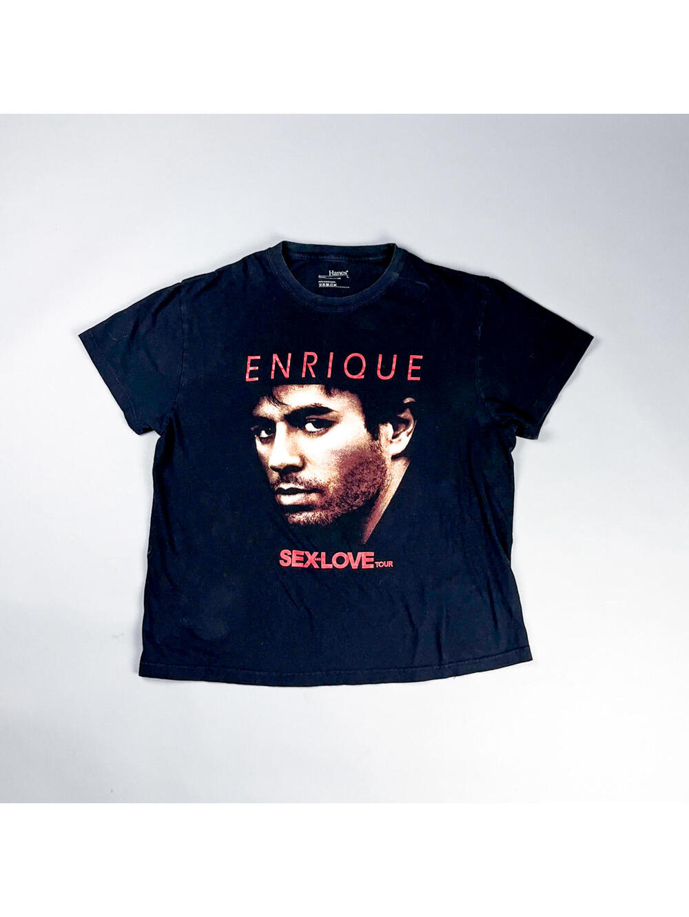 Enrique Iglesias Sex and Love Tour Black Graphic T-Shirt, Pitbull JBalvin